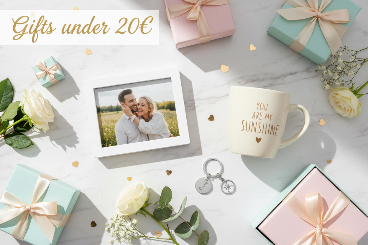 Ideias de presentes personalizados por menos de 20€