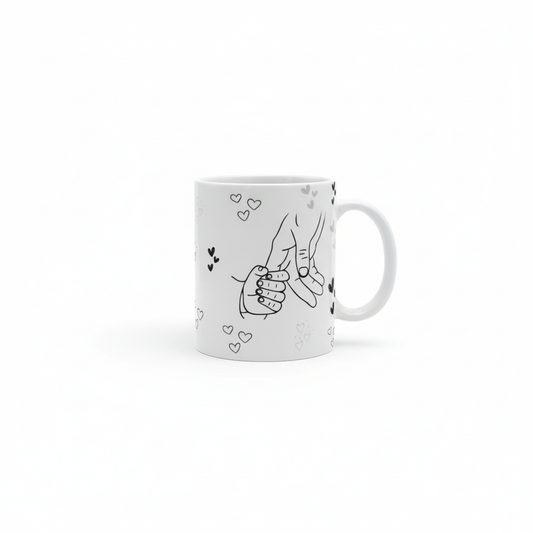 Caneca Dia do Pai - Packshot Mãos