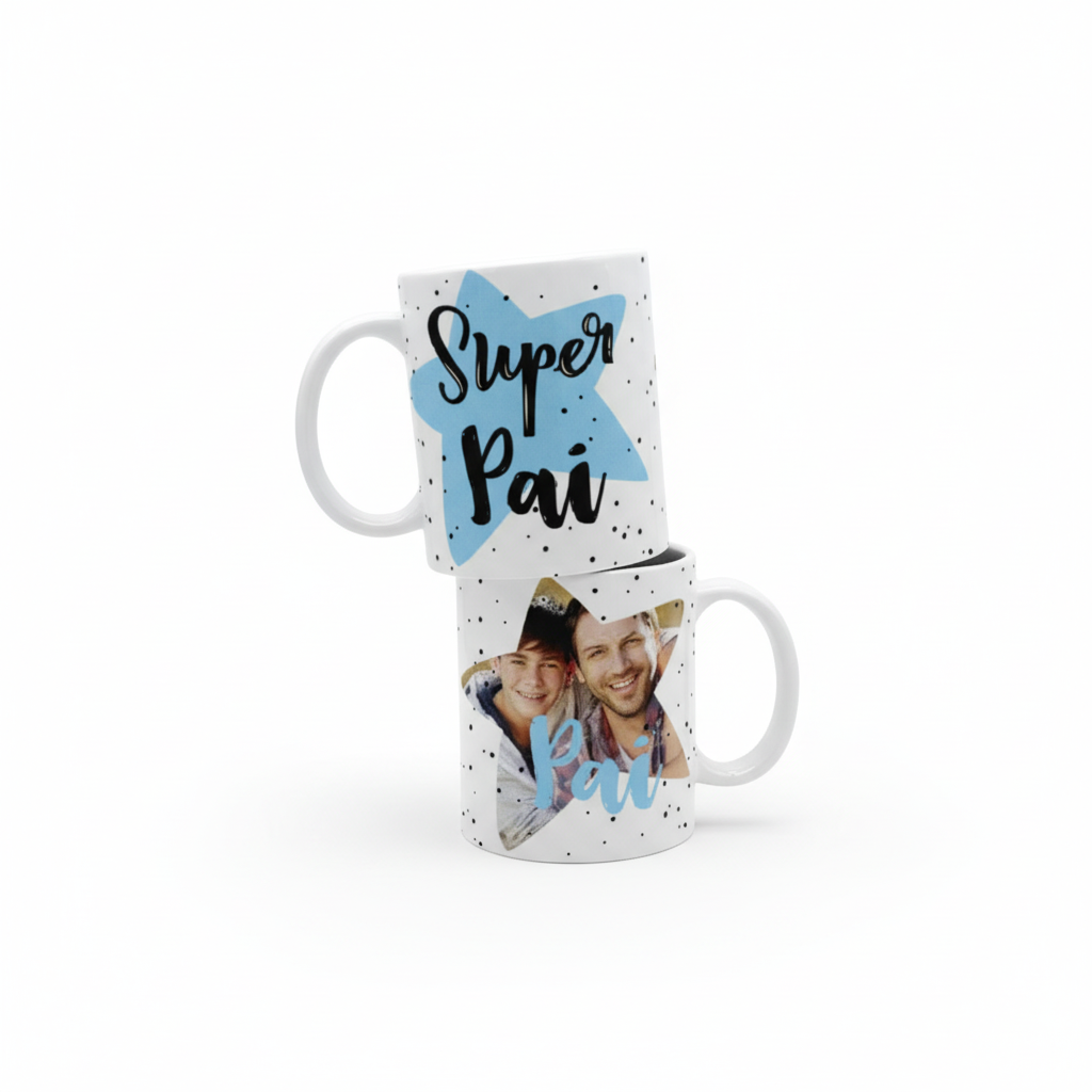 Caneca Super Pai - Packshot Profissional