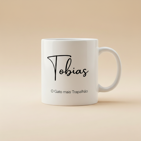 Caneca Tobias - O Gato mais Trapalhão