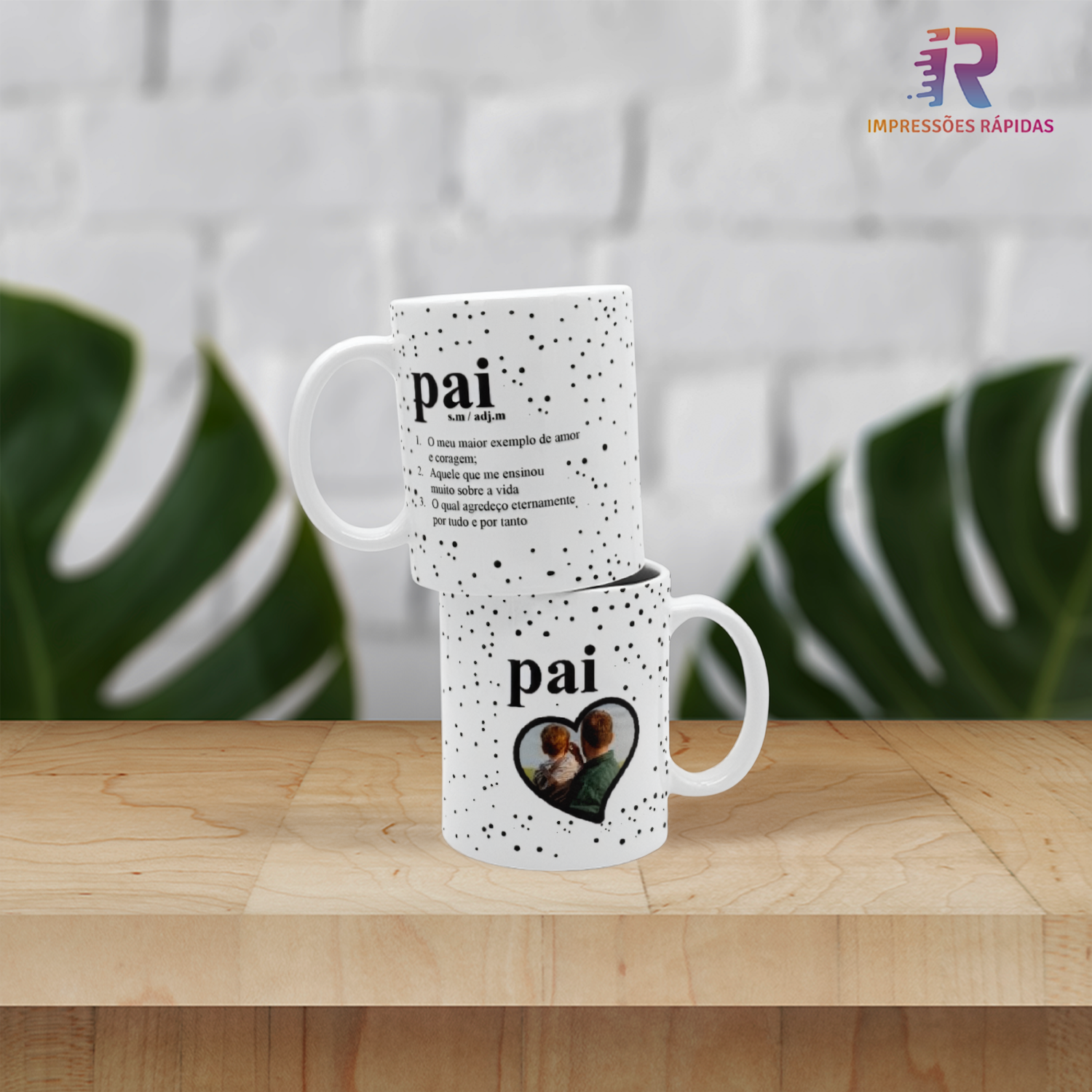 Caneca Pai Personalizada com Foto