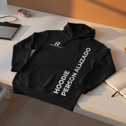 Hoodie Personalizado Preto - Lifestyle Photo