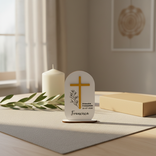 Lembrança de Batismo 10cm Escala Real