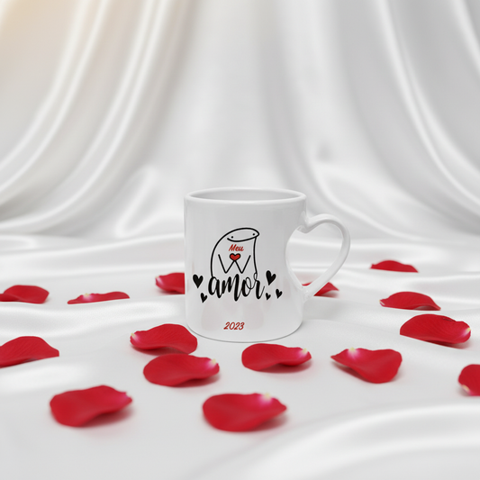 Packshot Caneca Amor - Seda Branca