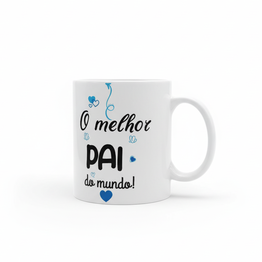 Packshot caneca Dia do Pai - uma face