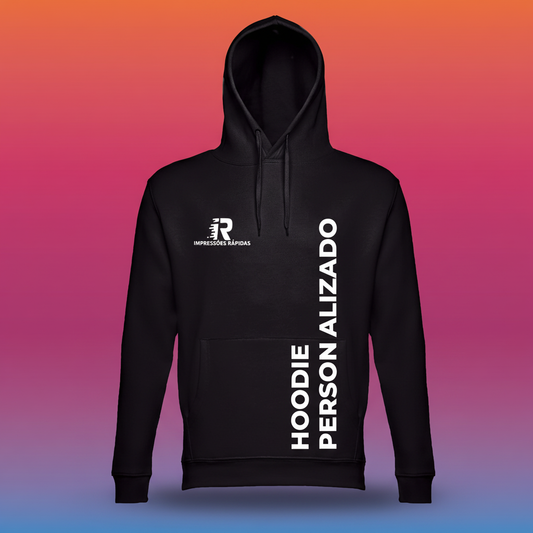 Packshot profissional hoodie personalizada com capuz