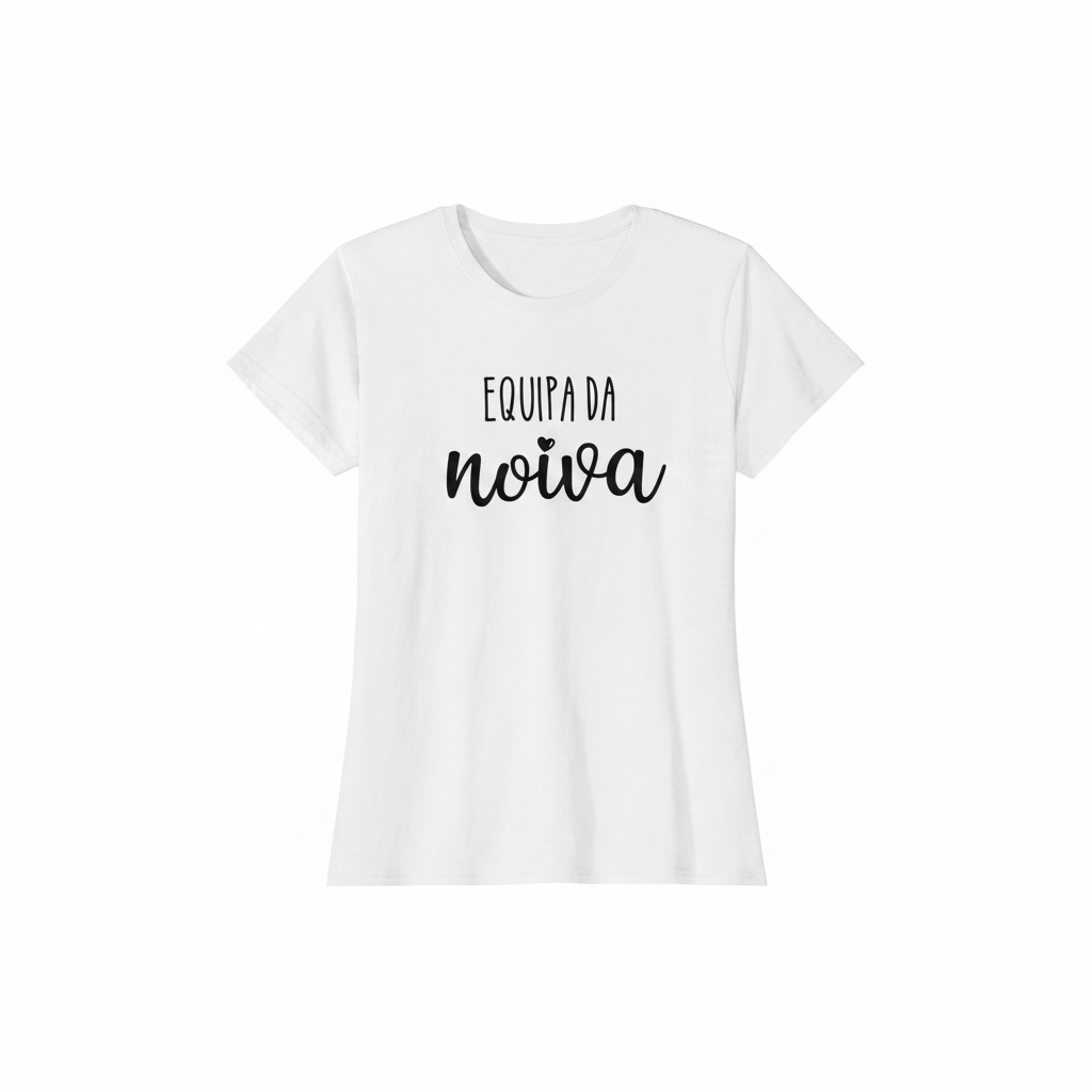 Packshot T-shirt Equipa da Noiva
