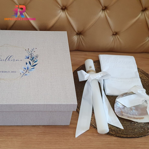 Caixa Personalizada de Batismo 💫
