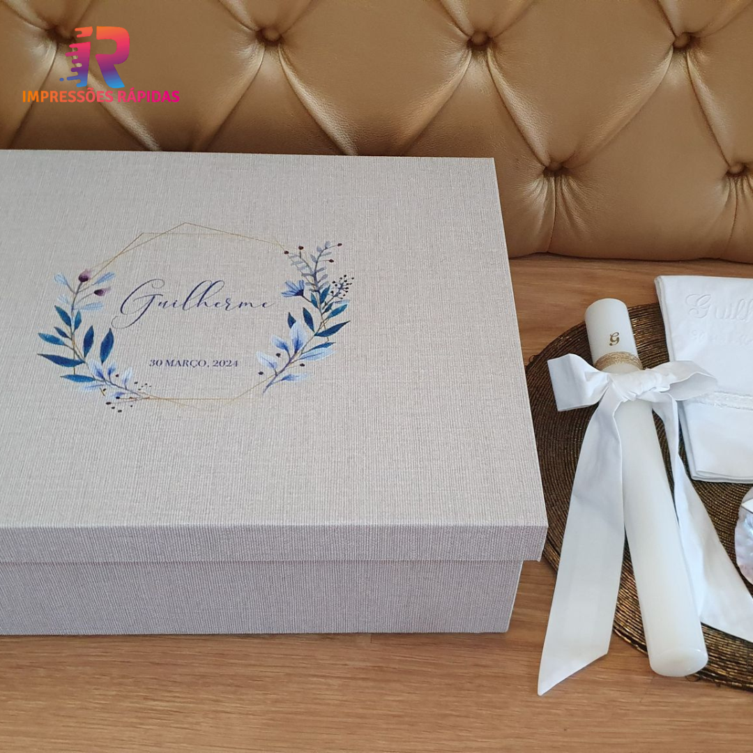Caixa Personalizada de Batismo 💫
