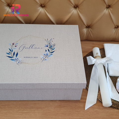 Caixa Personalizada de Batismo 💫