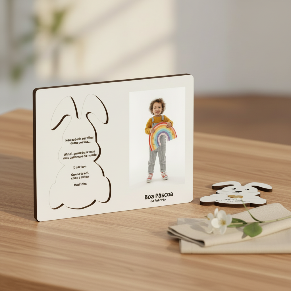Placa Madrinha – Coelho Deitado