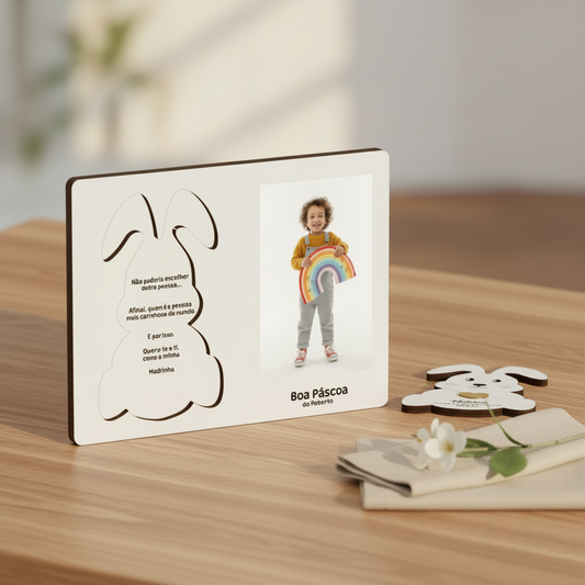 Placa Madrinha – Coelho Deitado