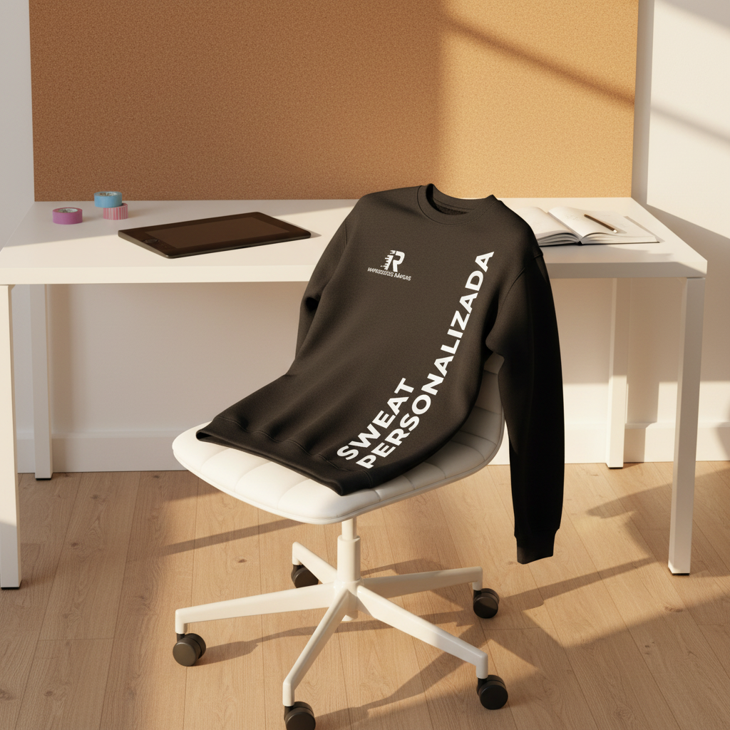 Sweat personalizada em formato quadrado
