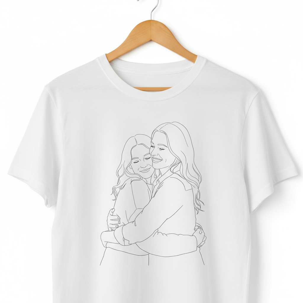 T-shirt com foco na estampa