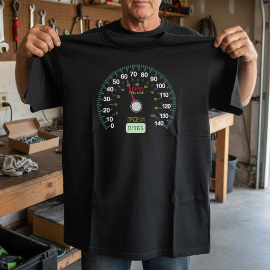 T-shirt Dia do Pai - foto UGC garagem formato quadrado