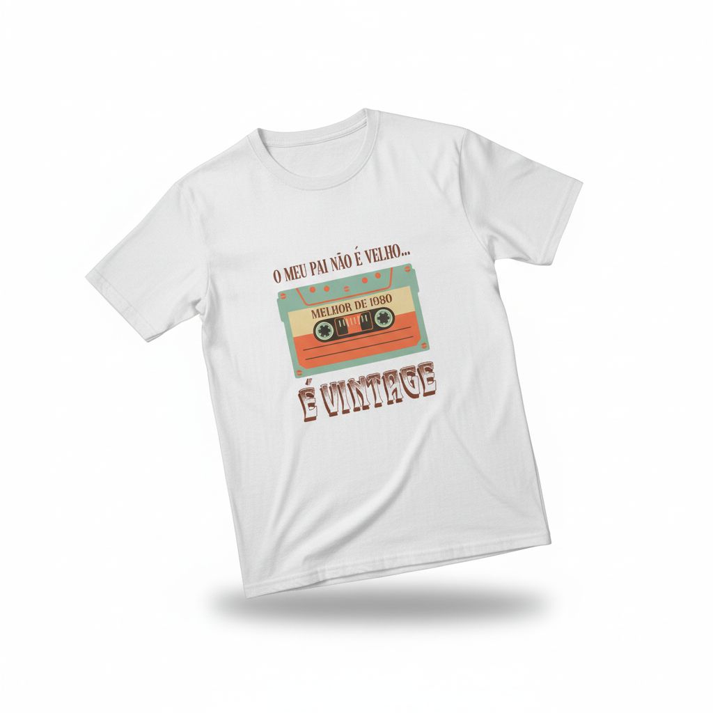 T-shirt Vintage Dia do Pai - Packshot