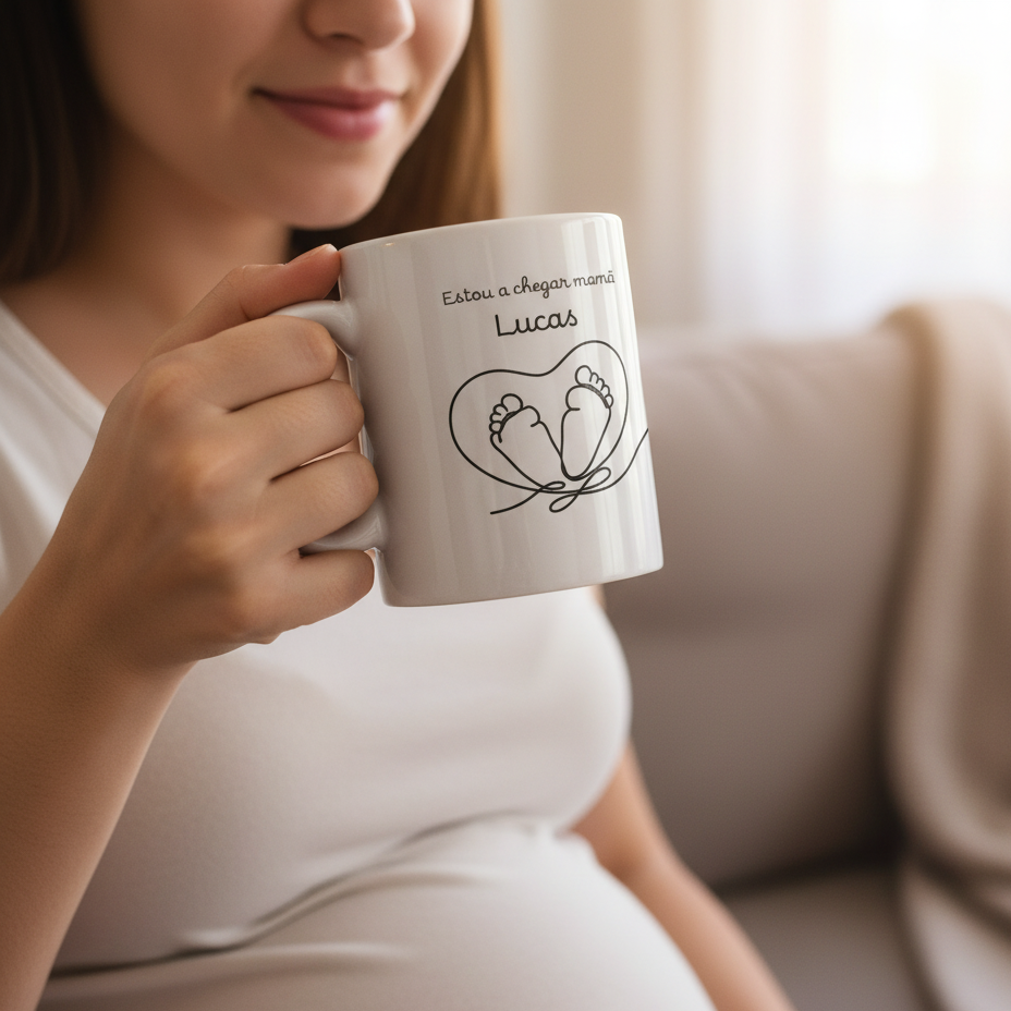 UGC Caneca com Texto Personalizado