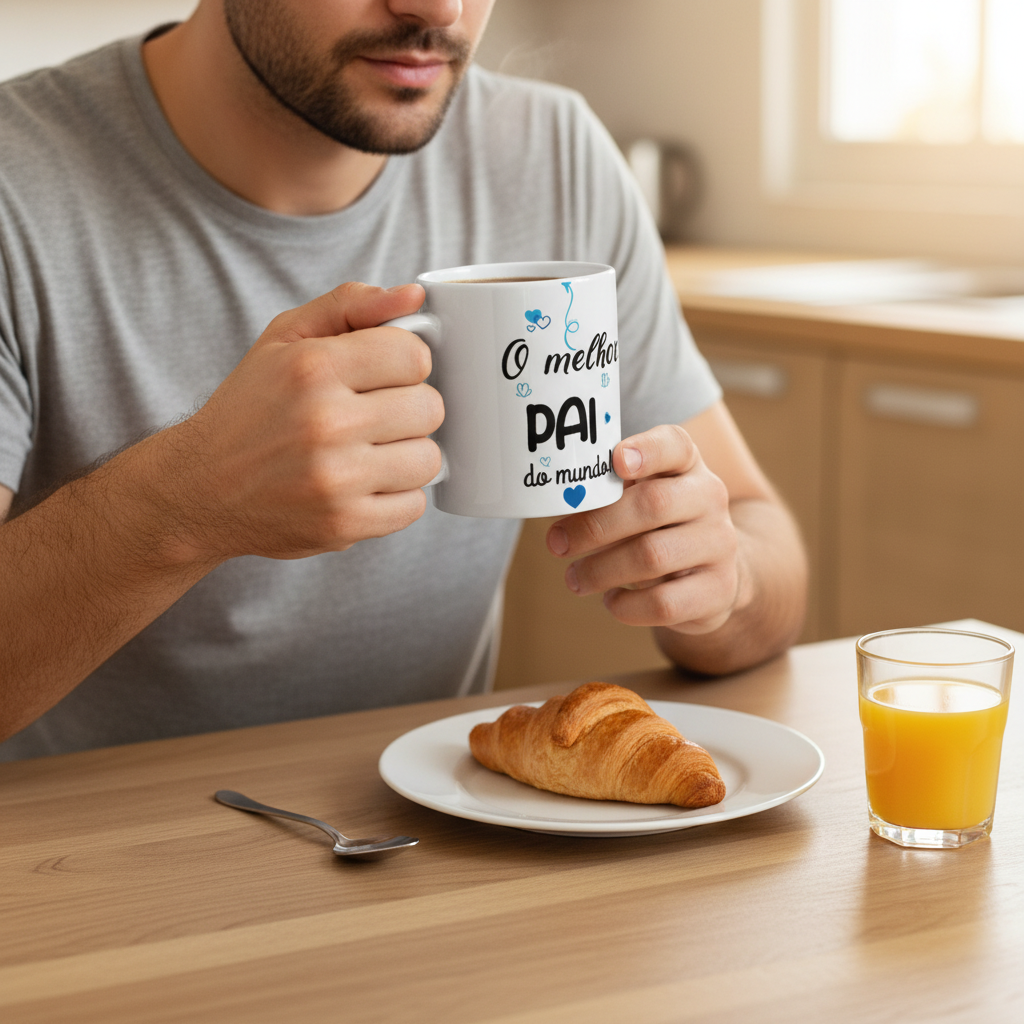 UGC Caneca Dia do Pai - pequeno almoço